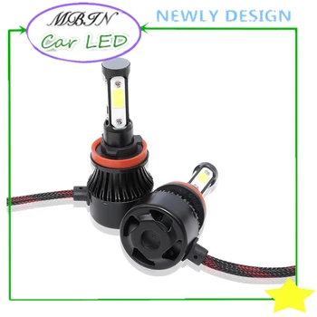 

Universal factory price value MBIN M4 4 sides lights H8 H11 driving lamp fog bulb 12000LM 72W led headlight kit lighting