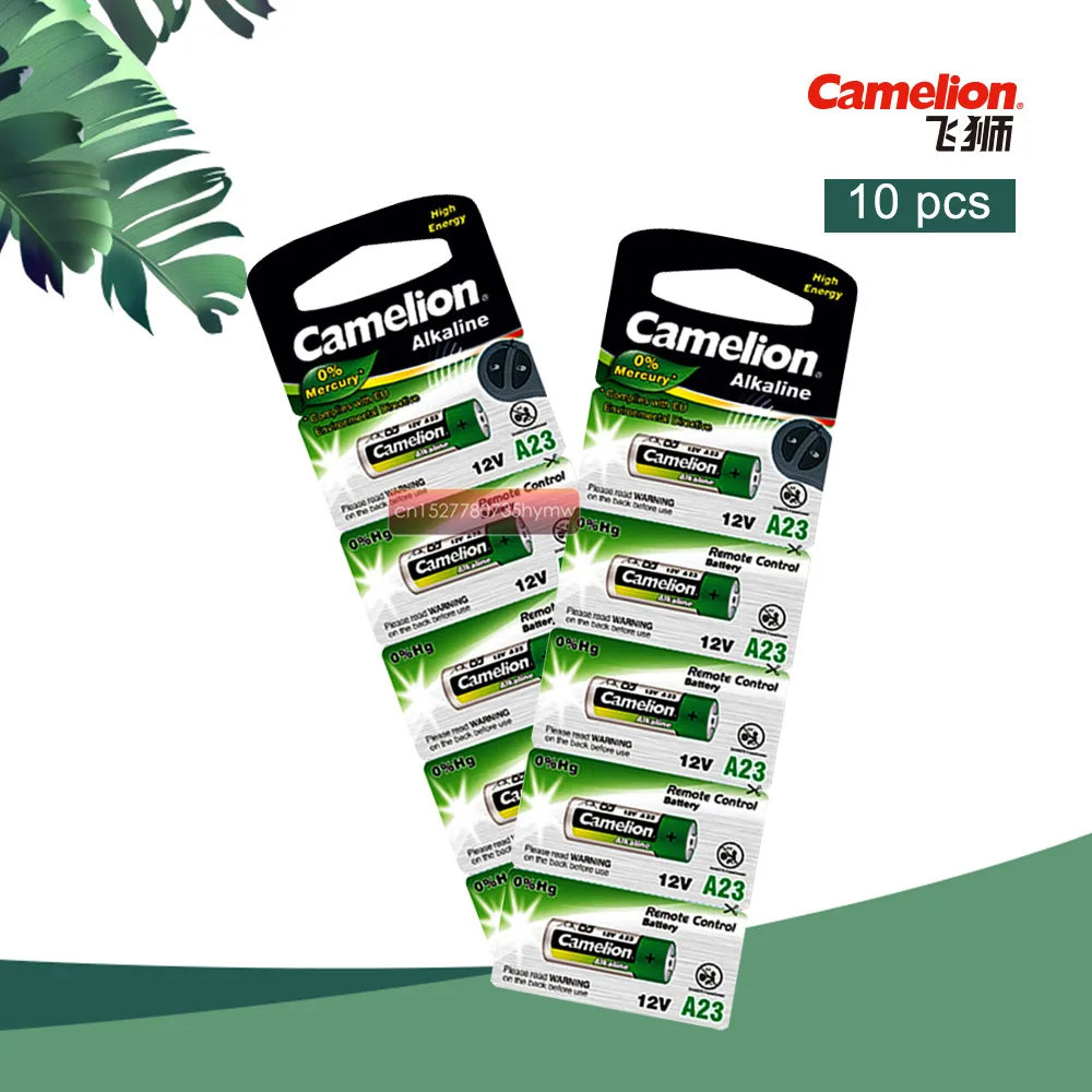 Аккумуляторная щелочная батарея Camelion 10 шт. 12В 23A 27A 21/23 A23 E23A MN21 для пульта