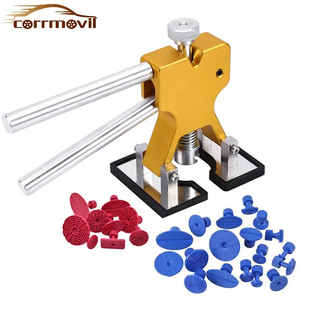 

Paintless Hail Removal Dent Lifter Car Body Dent Repair Tools Auto Metal Lifter Puller With 28 Tabs Strong Suction Cup