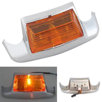 

Motorcycle Rear Fender Tip Light LED Tailing Edge Driving Tail Light Amber For Harley FLSTC Heritage Softail Classic FLHT FLHTCU