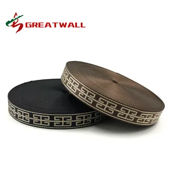 

Hot Fashion Webbing 38mm Nylon Strap Webbing Letter Jacquard Nylon Belt DIY Shoes Accessories