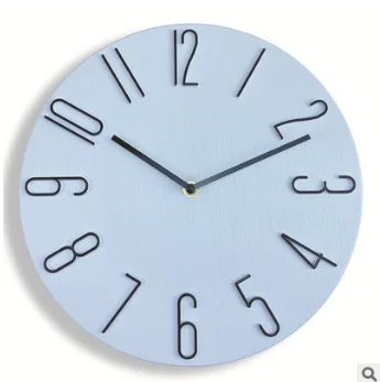 Nordic wall clock 12 inch creative wall watch clock living room room home modern silent wall clock home decoration 