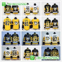Для Мужчин's Питтсбург Сидни Кросби Evgeni Malkin Фил Кессел Патрик Хернквистом хоккейная кофта