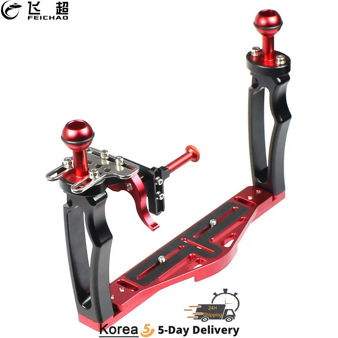 Adjustable Dual Handle Tray Stabilizer Rig Diving Upgrade for GoPro Canon Sony DSLR Camera Smartphone Underwater Housing Bracket camera gimbal stabilizer