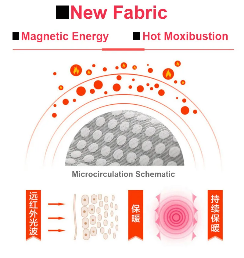 1 Pair Kneepad Tourmaline Self Heating Support Knee Pads Knee Brace Warm For Arthritis Joint Pain Relief And Injury Recovery