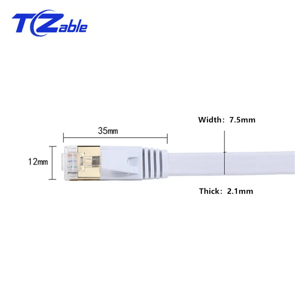 Ethernet кабель 5 м Cat7 черный белый зеленый синий RJ 45 Lan STP RJ45 сетевой патч корд для