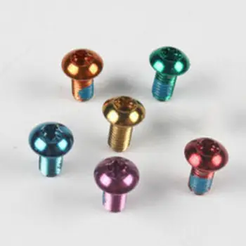 

12Pcs M5x10mm Mountain Bike Bicycle Disc Brake Rotor Steel T25 Torx Bolts Colorful Disc Screws For Mountain Bike