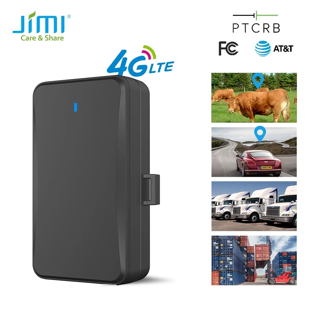 Магнитный GPS-трекер Jimi LL01 4G LTE с батареей 10000 мАч водонепроницаемый IP65