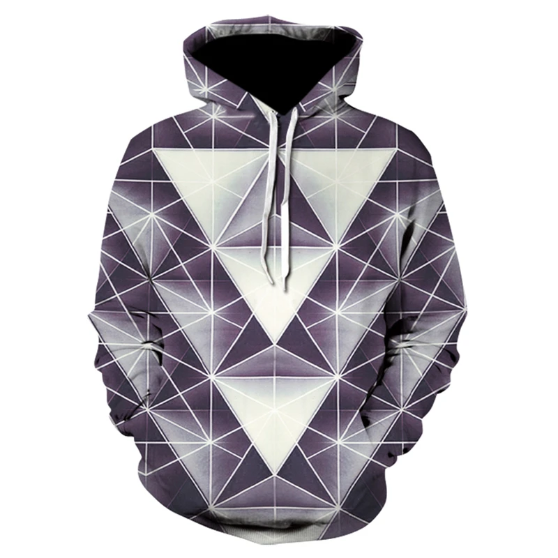 

New vertigo hypnotic personality 3D hooded sweatshirt breathable tops men women street casual clothing autumn fashion pullover