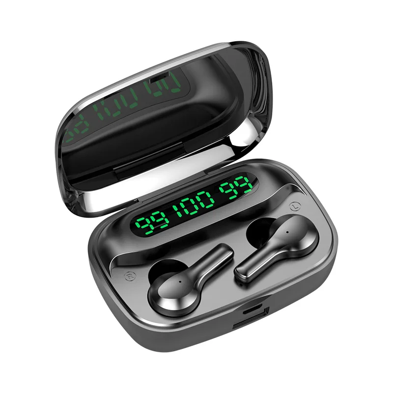 R3 Tws 2000Mah Bluetooth Earphone Wireless Led With Microphone Earphones Waterproof Noise Cancel Headset Earbuds