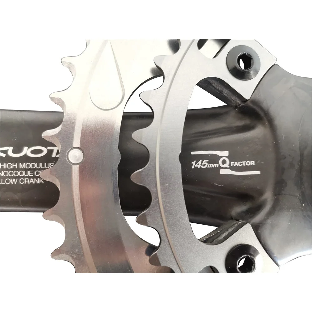 395g 超軽量自転車クランクロードバイククランクセットbb30 172 5ミリメートルbcd110カーボン自転車クランクとチェーンホイール道路自転車 Aliexpress Sports Entertainment