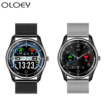 

2020 Newest Touch 3D UI Screen ECG Smart Watch Men Heart Rate Blood Pressure Sleep Monitor Multi-sport Fitness Tracker ip68 Band