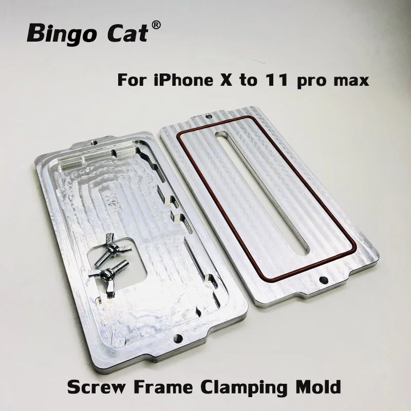 Dedicated Frame Clamping Mold For iPhone 11/11 pro/11 pro max Glass Screen Frame Position Mould Glue Holding Laminating Mould afbeelding