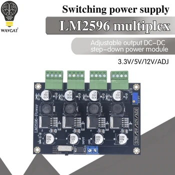 

LM2596 Multi Channel Switching Power Supply 3.3V/5V/12V/ADJ Adjustable Voltage Output Power Supply Module