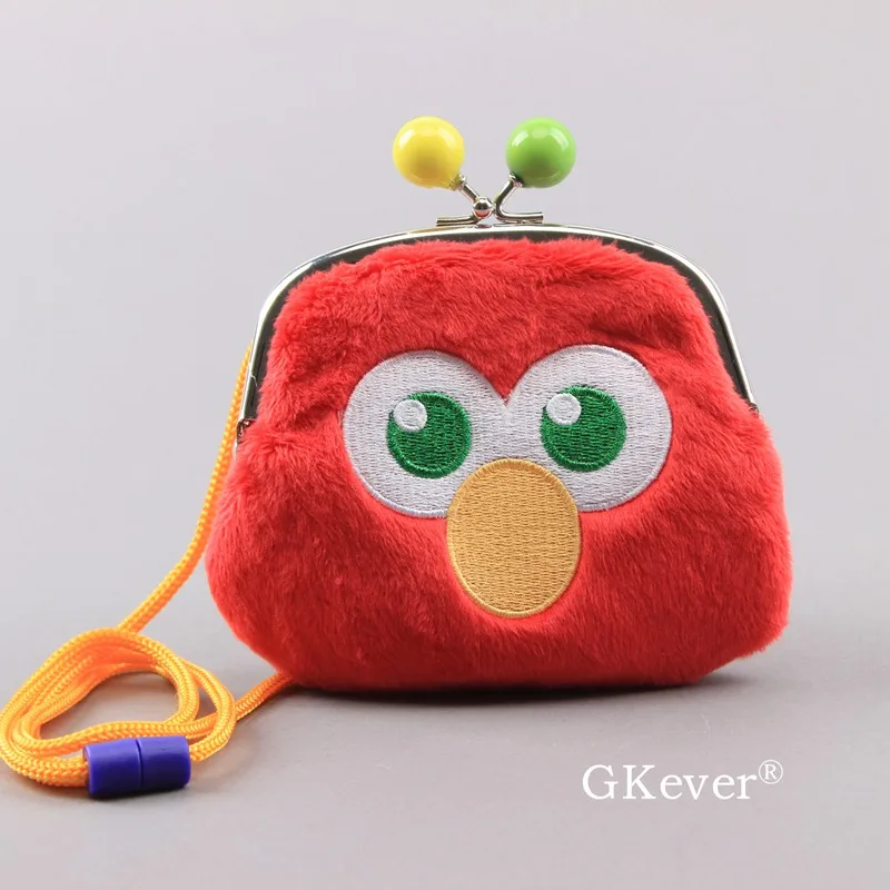 Elmo Abby Cookie Monster 5 стилей мини кошелек Снэк мешок большая птица Монета Сумка Прекрасный Улица Сезам Элмо подарок для девочек 12 см - Цвет: Elmo