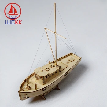 

LUCKK 1:30 DIY Wooden Sailing Boat Model Assembly Building Kits Classical Harvey Ships Toys Room Decoration Kids Gifts Wholesale