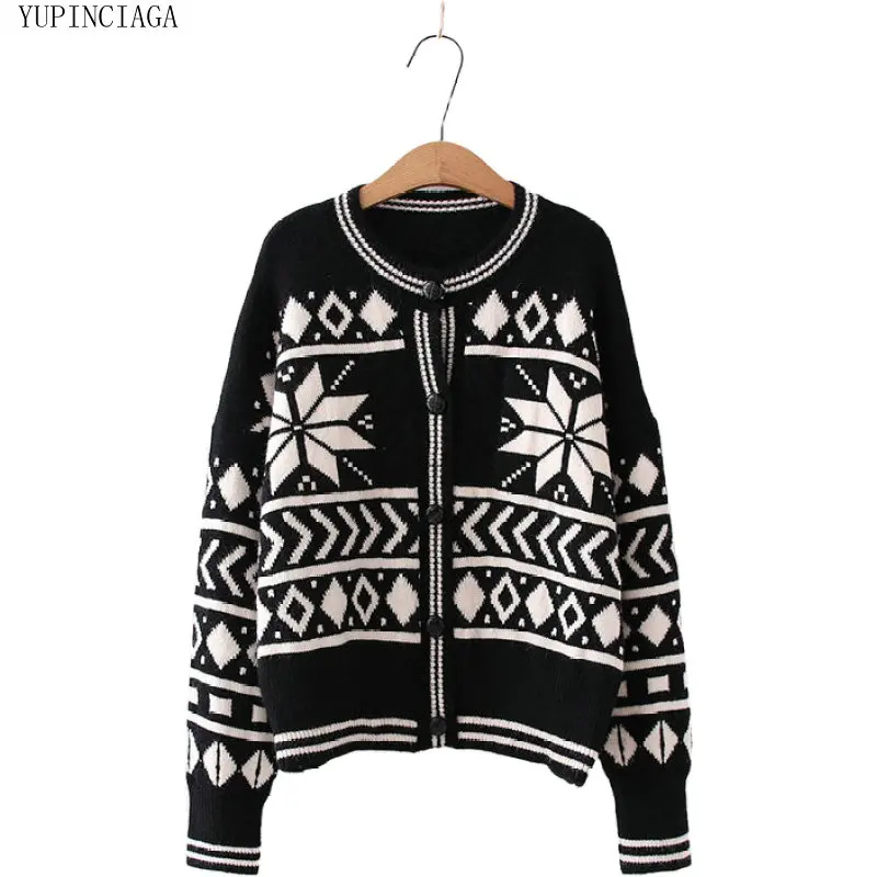 

YUPINCIAGA 2020 Autumn Winter Japan Style Fresh Sweet Women's Round Neck Jumper Loose Knit Sweater Female Harajuku Pullovers