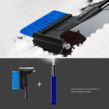

Defrost Tool Ice Scraper Soft Grip Portable Truck Removal For Car Extendable Snow Brush Multifunctional Windshield Cleaner