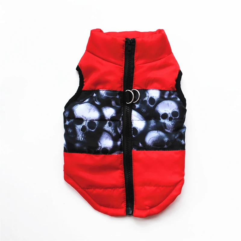 Waterproof Pet Dog Puppy Vest Jacket Print Warm Winter Dog Clothes Chihuahua Clothing Coat for Small Medium Large Dogs XS-XL