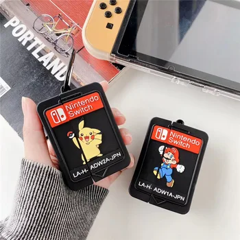 

Teyomi For Nintendo Switch Game Card Case For Airpods Pro Case Soft Silicone Cover Case For Airpods 1/2 Case For Kids/Teens