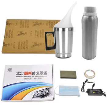 

Headlight polisher Vehicle Car Headlight Renovation Repair Tool Glass Refurbishment Tool Kit Chemical Polishing The Headlights