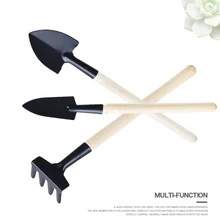 3 шт. домашние мини-Костюмы для копания Домашний набор садовых инструментов Балконная лопата грабли комбинация для растений Цветочная посадка сыпучий грунт