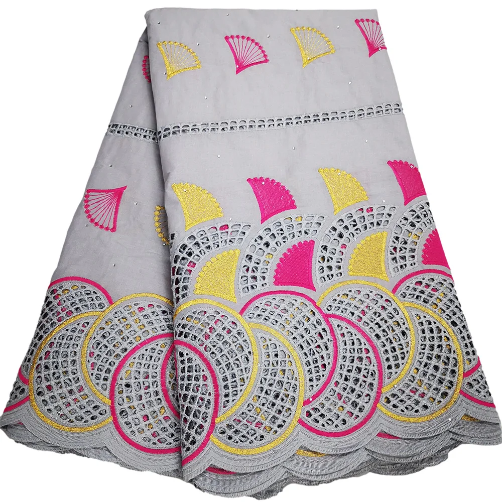 2021 Latest Swiss Voile Lace In Switzerland African Fabric 2.5Yard Cotton For Dress YC-B30 | Дом и сад