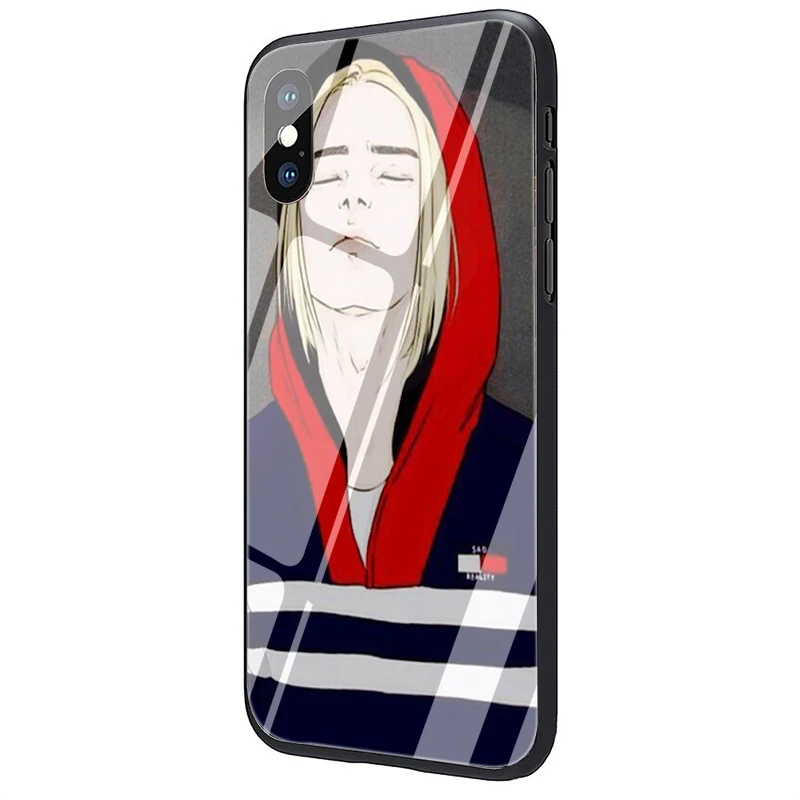 Чехол для телефона EWAU Pharaoh Rapper из закаленного стекла для iPhone 5 5S SE 6 6s 7 8 plus X XR XS 11 pro Max - Цвет: G11