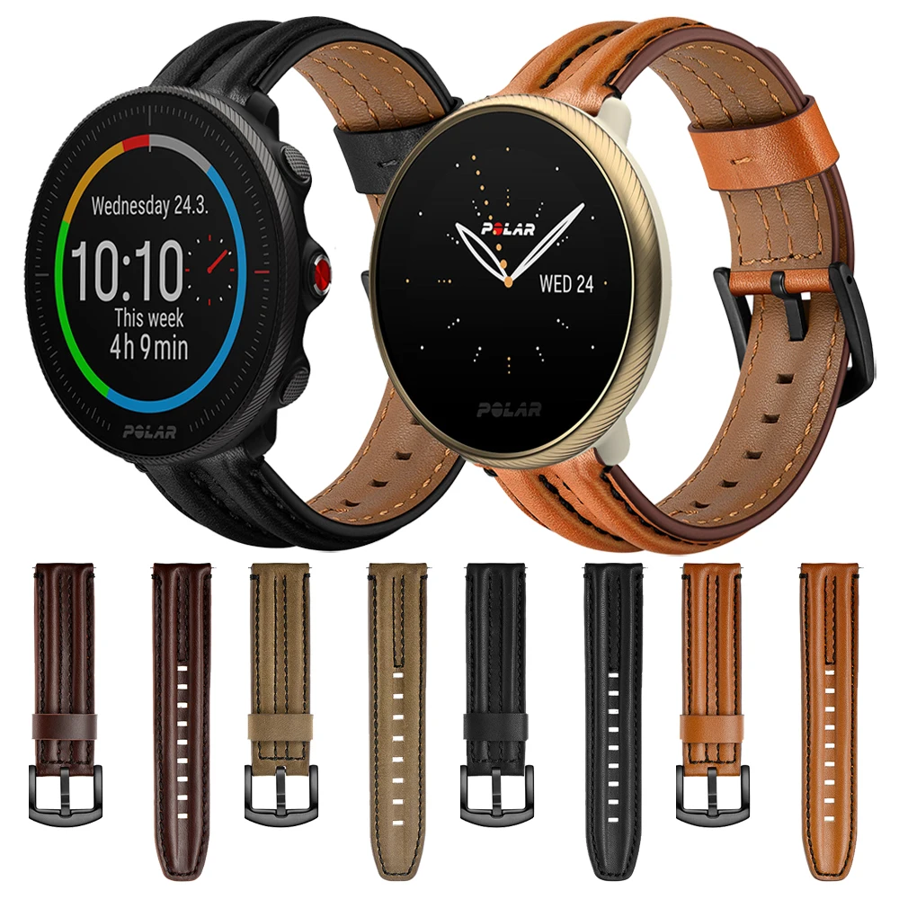 

Leather Strap For POLAR VANTAGE M2 M Watch Band For POLAR IGNITE 2 / UNITE/ GRIT X Bracelet Watchband Replace Accessories