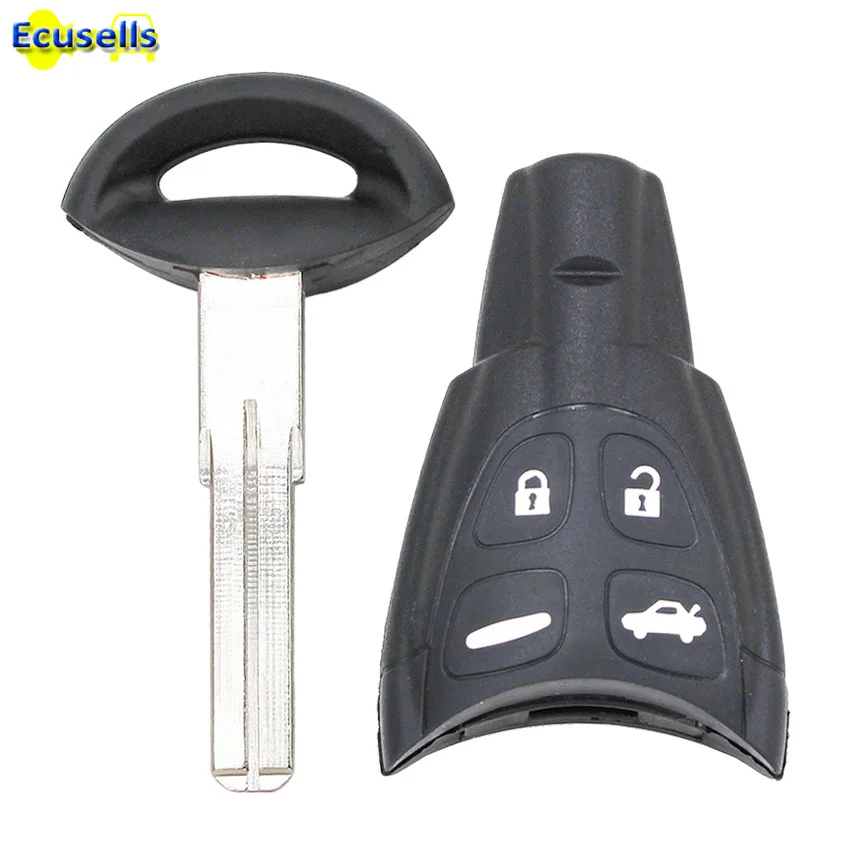 Replacement 4 buttons remote KEY SHELL case fob for SAAB 9-3 2003 2004 2005 2006 2007 | Автомобили и мотоциклы