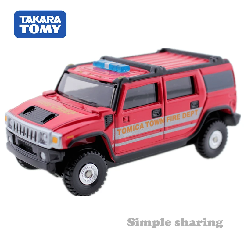Магазин Takara Tomy Tomica оригинальный комплект модели автомобиля Hummer H2 Fire Chief Лидер