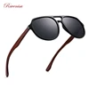 Ravenisa Wood Sunglasses Women UV400 Polarized Pilot Plastic Frame  Sun Glasses fishing Driving Sunglasses 4