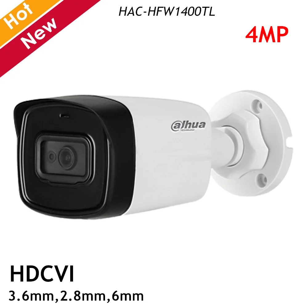Dahua 4MP наружная камера HDCVI IR Bullet HD и SD выход переключаемая умная 40m HAC-HFW1400TL |
