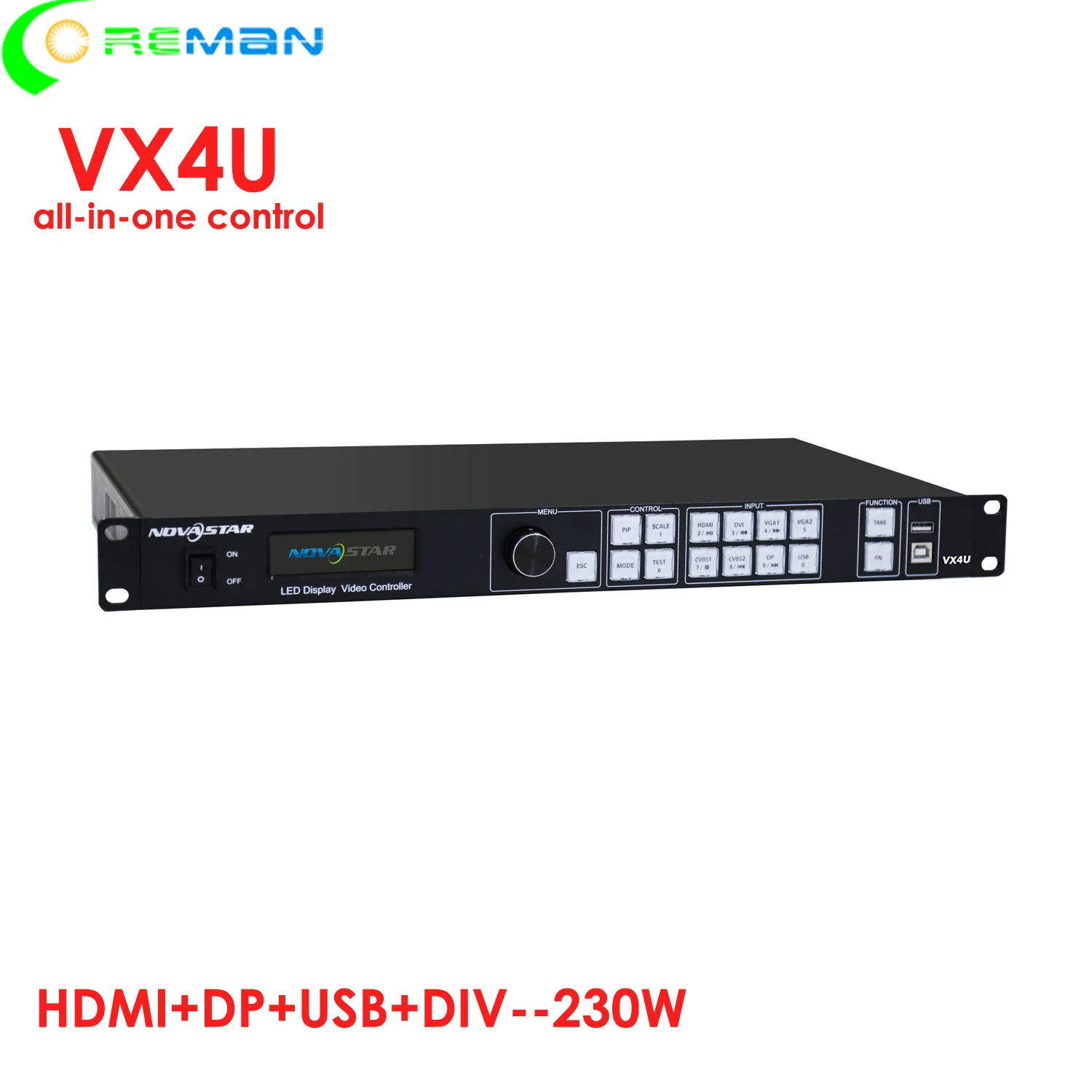 VX4S/VX4U/VX6S Nova все в одном контроллере для внутреннего наружного матричного светодиодного дисплея