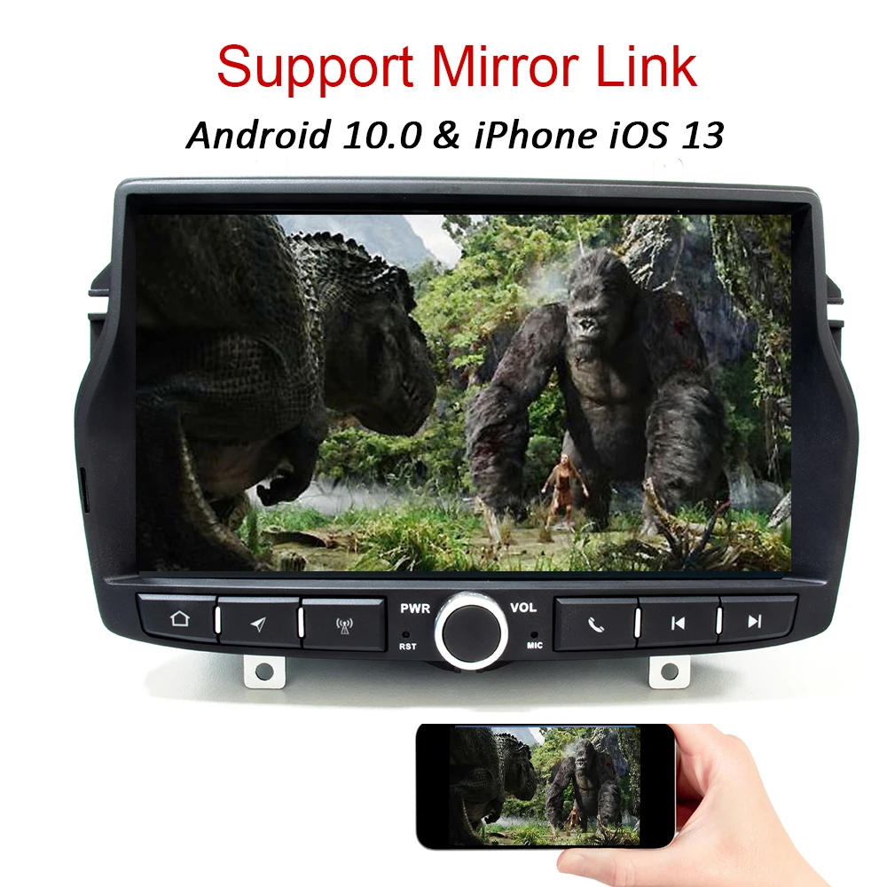YAZH для Лада Веста Android 9,0 Стерео gps Мультимедиа с 1024*600 HD дисплей/SWC/OBD/Carplay/Mirror Link/Bluetooth 5,0