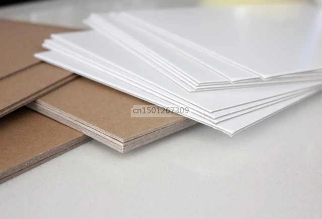 2mm Thickness Size A5 Plain Kraft Chipboard Sheet Heavy Duty