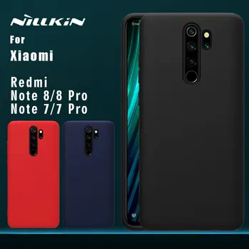 

for Xiaomi Redmi Note 8 Pro 8 Case Nillkin Rubber Wrapped Liquid Silicone Soft Touch Back Cover for Redmi Note 8 Pro 8 case