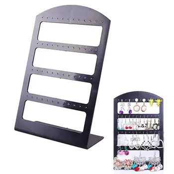 

High Quality Earring Rack Multipurpose 48-Hole Acrylic Earring Holder Jewelry Hanger For Shop Jewelry Display Earring Storage