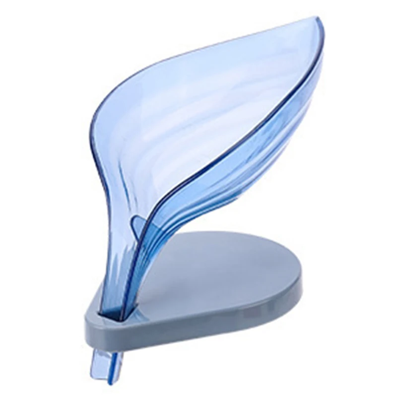 

Bathroom Decor Leaf Shape Hollow Soap Holder Drainage Storage Holder Container LBShipping