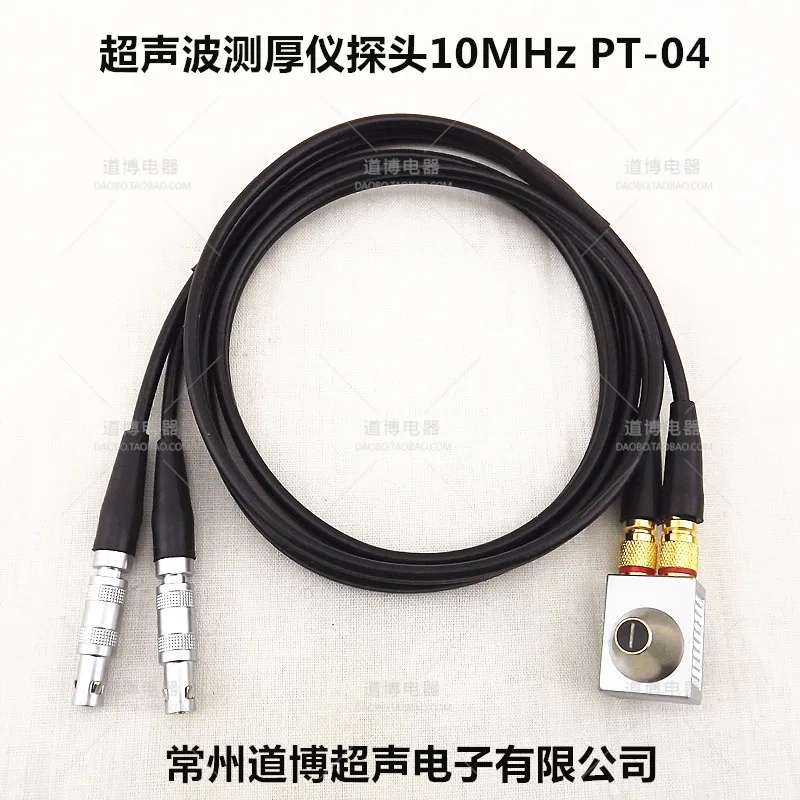 Ultrasonic Thickness Probe 10MHz PT04 High Frequency Micro Diameter Metal Thickness Gauge Probe Small Diameter DA312 photo