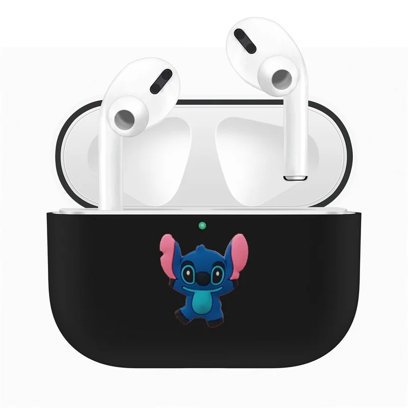 Для Apple AirPods Pro Чехол для замены ТПУ милый защитный чехол для AirPods 3 беспроводной Bluetooth наушники протектор рукав - Color: Black 7