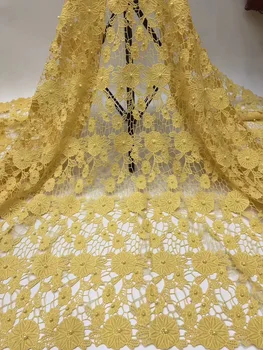

Latest French African Stones Lace Fabric High Quality Lace Nigerian Embroidered Tulle Lace Fabric For Wedding Dress