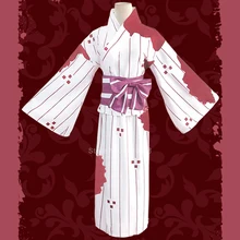Японские кимоно костюмы Hanfu для женщин Haori платье для аниме-косплея традиционная винтажная одежда Obi Yukata платье для выступлений