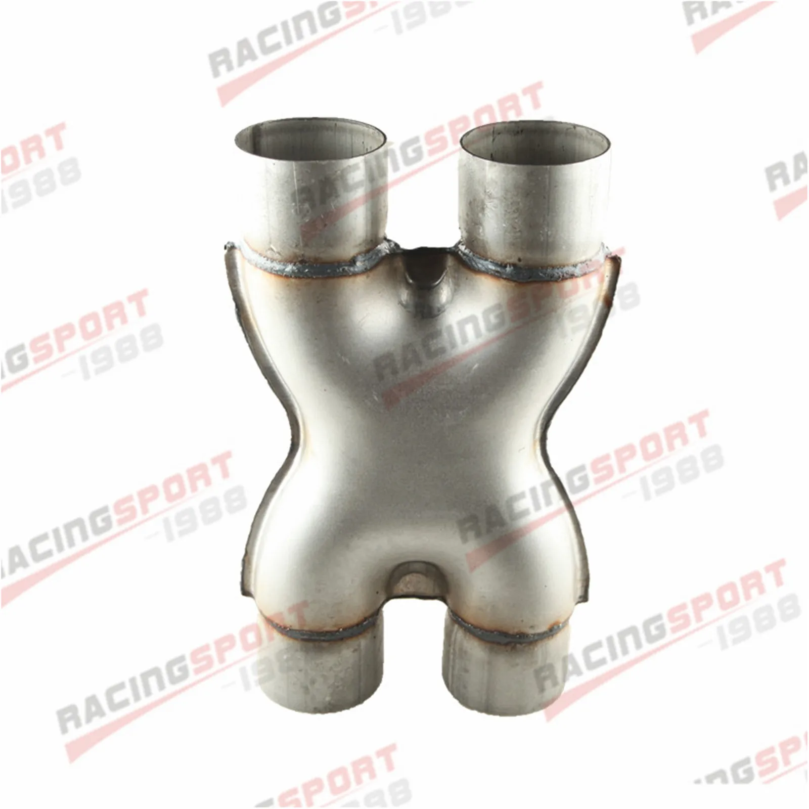 

3" X Pipe Universal Xpipe X Pipe Crossover Aluminized Steel Dual Exhaust
