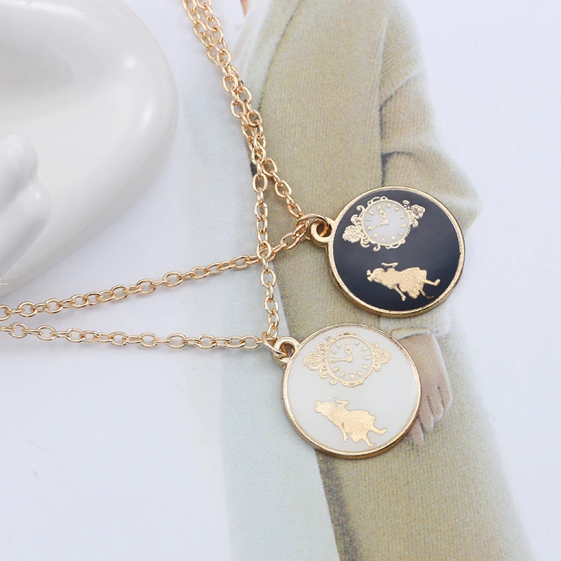 Alice-in-Wonderland-Jewelry-Fashion-Girl-Alice-Clock-Necklaces-Pendants-Enamel-Colorful-Women-Choker-Necklace-Collares (2)