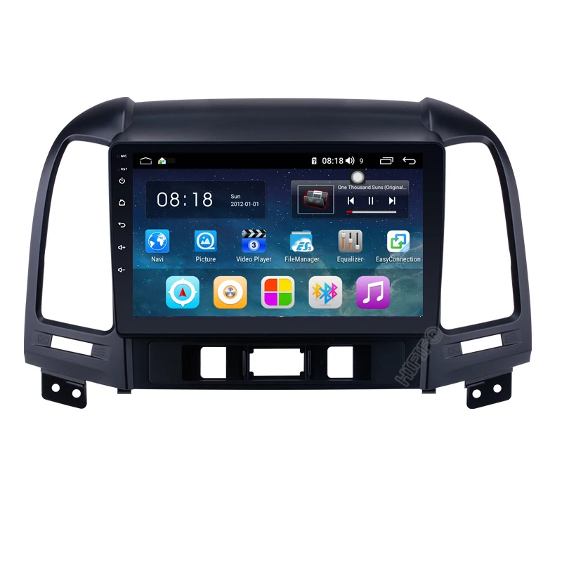 Автомагнитола IPS Android 10 2 ГБ + 32 DSP мультимедийный видеоплеер для Hyundai Santa Fe 2006 2012 GPS
