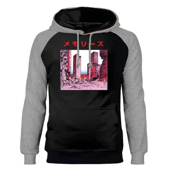 

Memories Men Japan Anime Raglan Hooded Sweatshirts Hoodie Sweatshirt 2020 Winter Autumn Fleece Warm Sportswear Mens