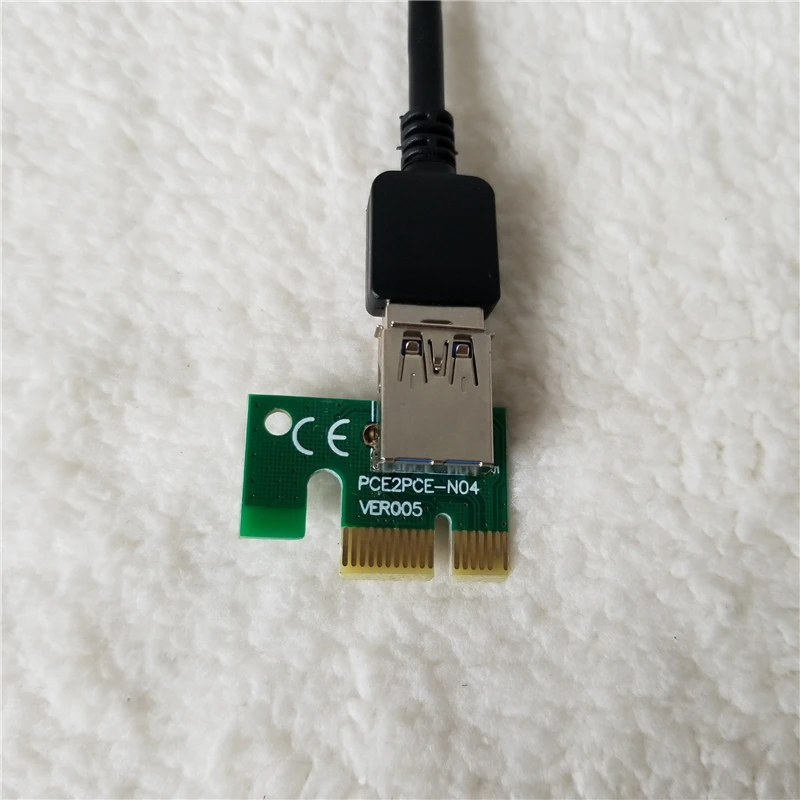 USB 3.0 PCI E Express Cable 6Pin Graphics Card 1x to 16x Extender Riser Board Adapter with SATA for BTC Miner DIY|Компьютерные