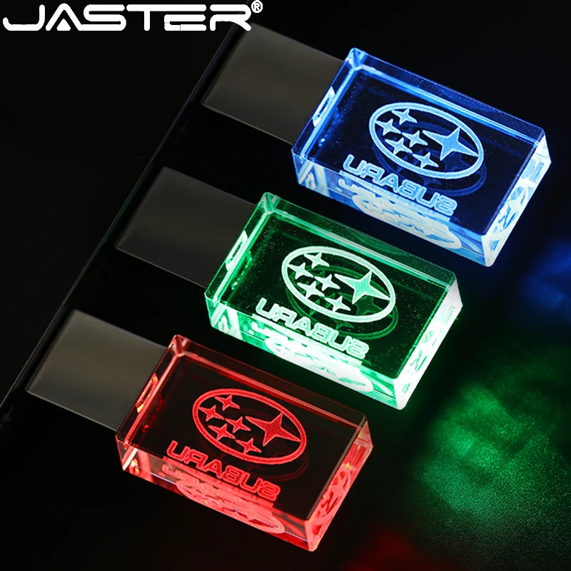 JASTER sabaru crystal + металлический флеш накопитель USB pendrive 4 ГБ 8 16 32 64 128 Гб Внешняя карта
