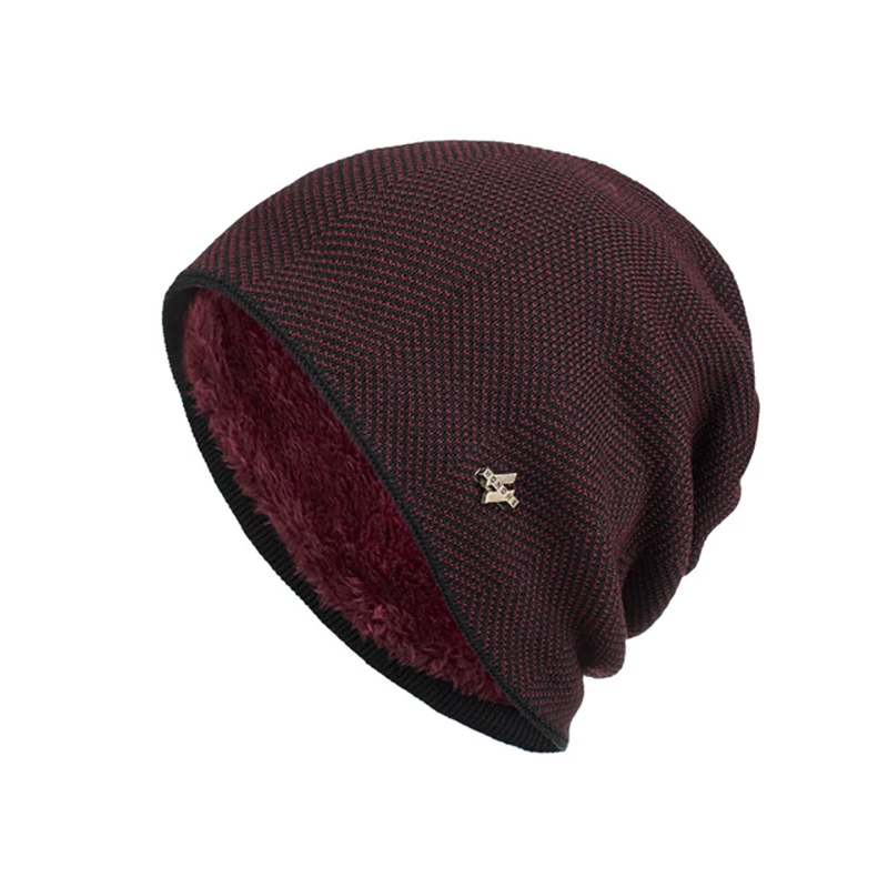 Модные шапки-бини с железным логотипом зимние плотные Мягкие Шапки Gorros